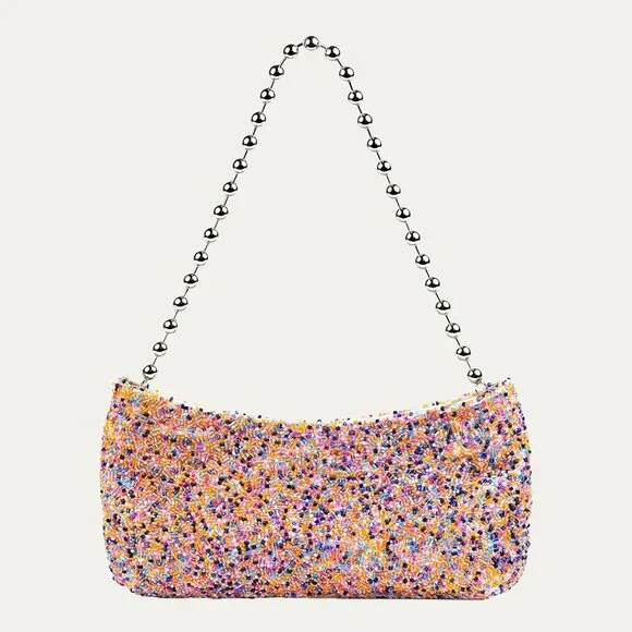LISELLE KISS Chelsea Embellished Shoulder Bag - Picture 1 of 9